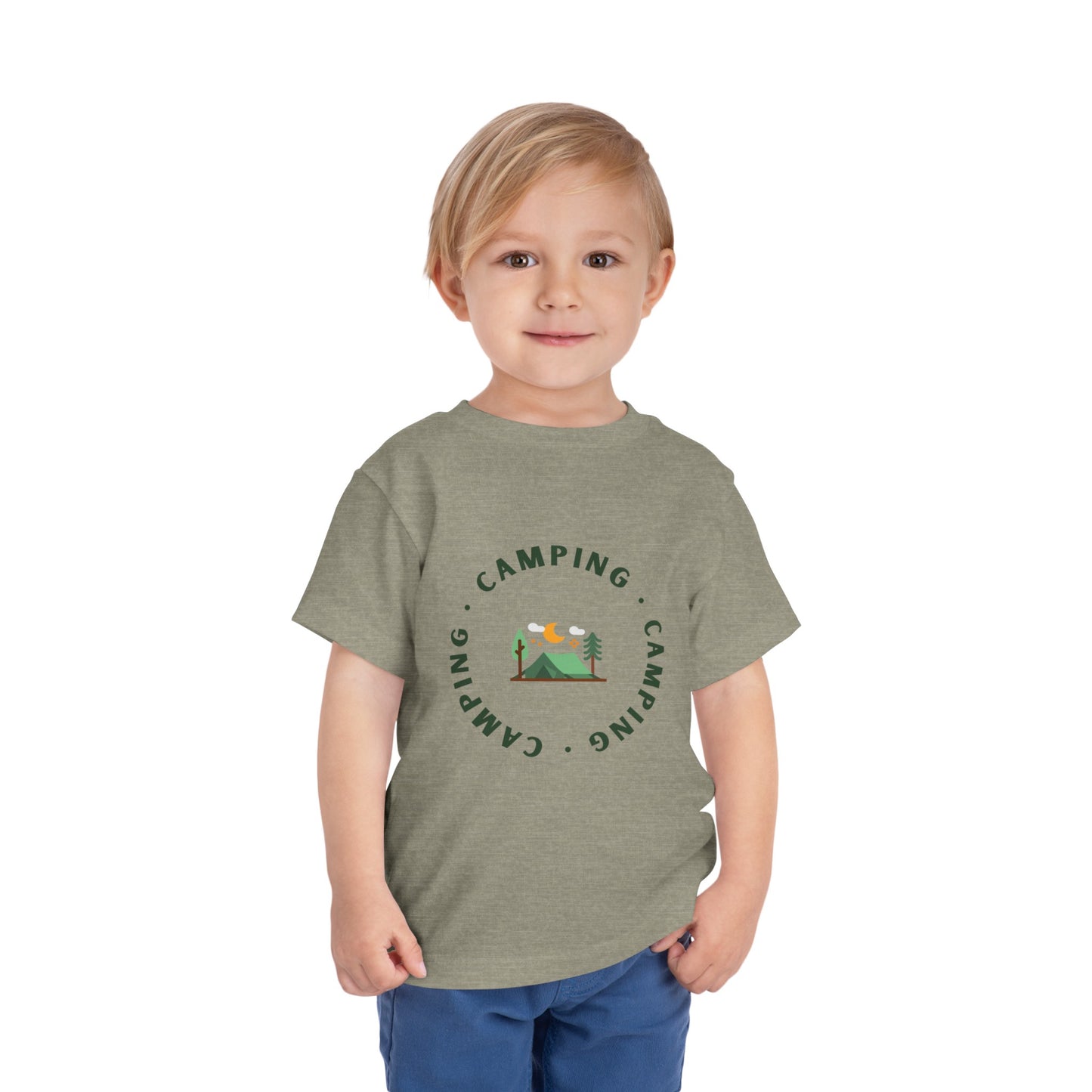 Toddler Short Sleeve Tee " Camping"