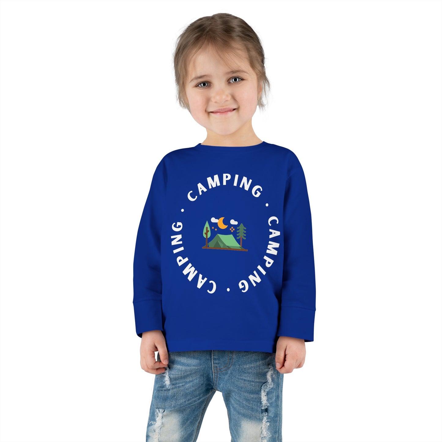 Toddler "Camping" Long Sleeve Tee