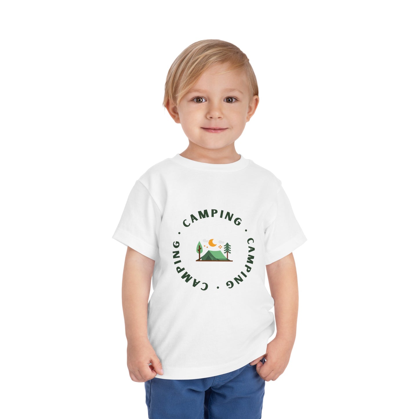 Toddler Short Sleeve Tee " Camping"