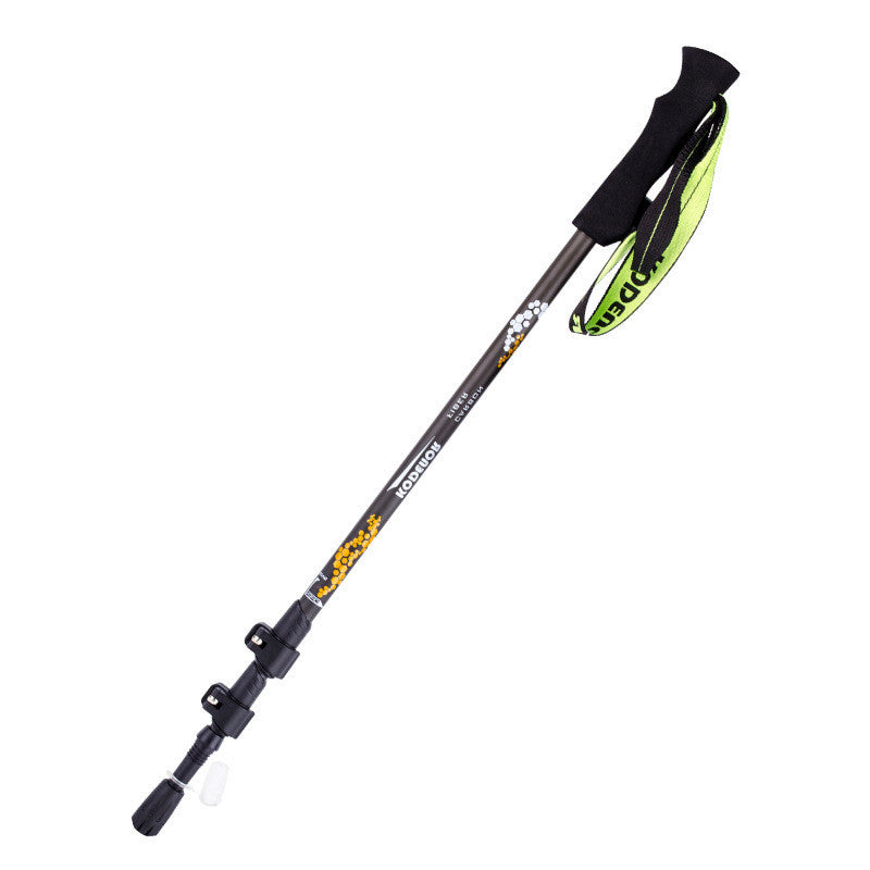 Carbon fiber telescopic folding trekking pole