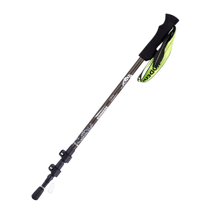 Carbon fiber telescopic folding trekking pole