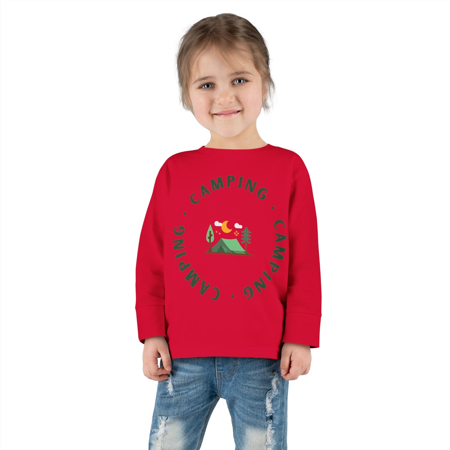 Toddler "Camping" Long Sleeve Tee