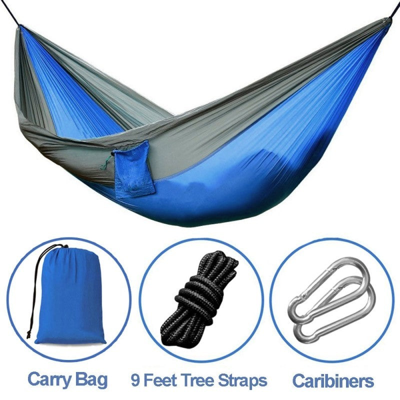 Backpacking Hammock - Portable Nylon Parachute Hammock