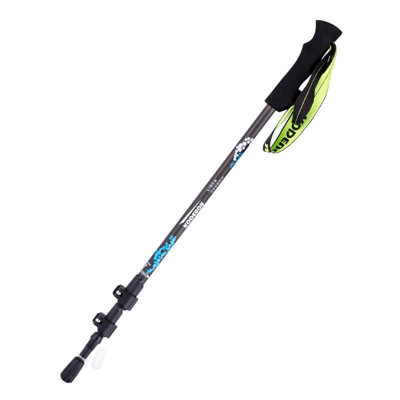 Carbon fiber telescopic folding trekking pole