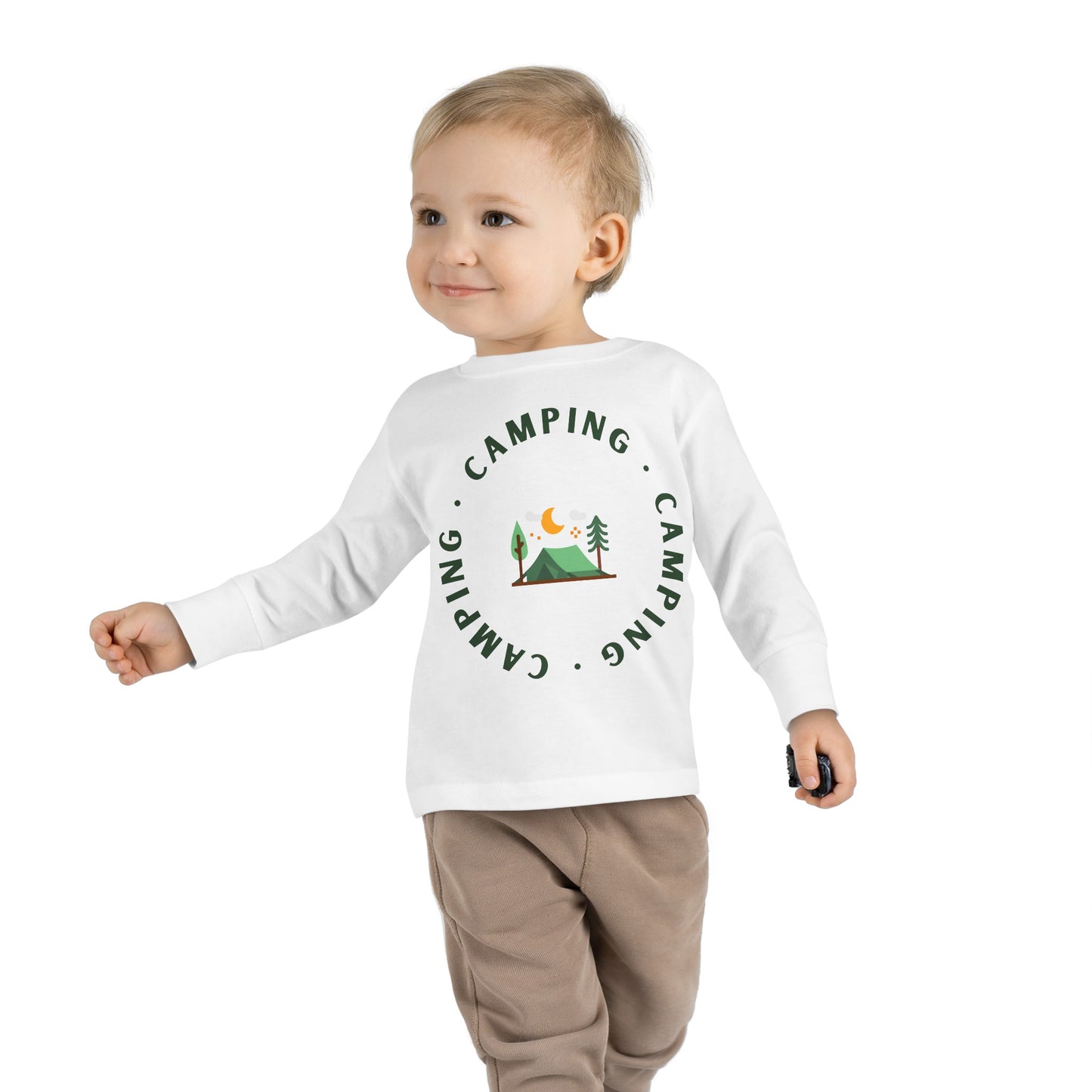 Toddler "Camping" Long Sleeve Tee