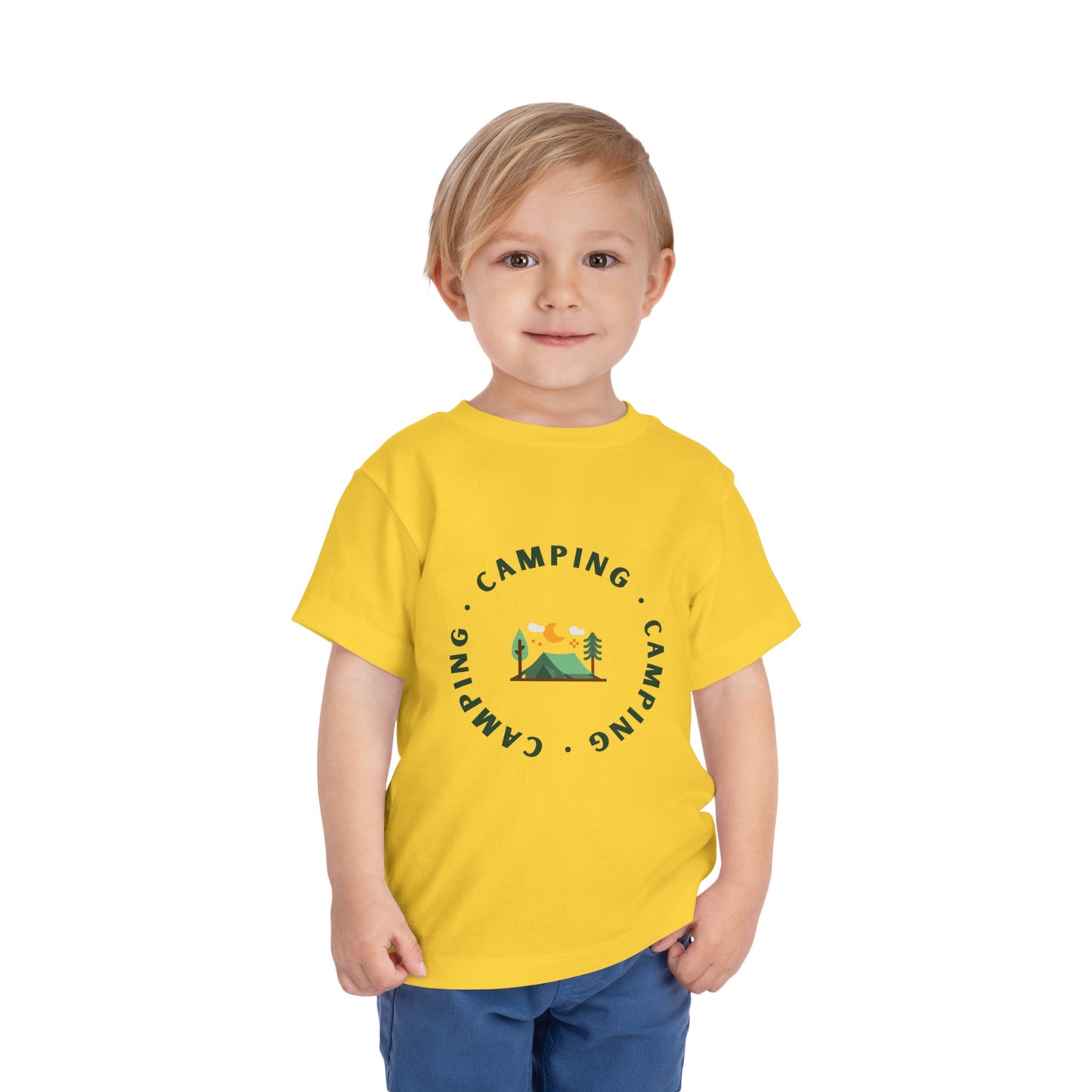 Toddler Short Sleeve Tee " Camping"