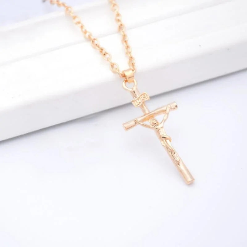 INRI Crucifix Jesus Pendant Necklace